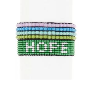 AYOUNIK Hope Beaded Adjustable Bracelet Set